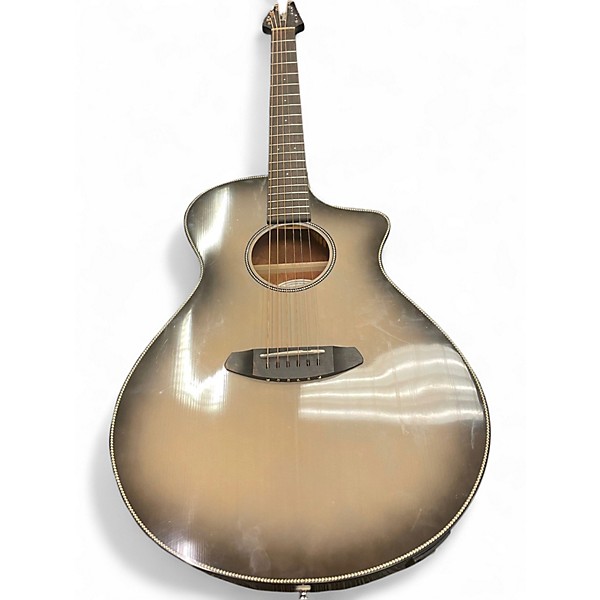 Used Breedlove Discovery Concert Cutaway Silverburst Acoustic Electric Guitar