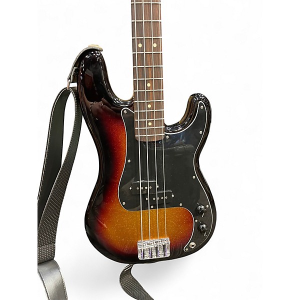 Used Fender Player Precision Bass SPARKLE 3 COLOR SUNBURST Electric Bass Guitar