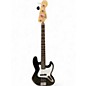 Used Squier Affinity Jazz Bass Black Electric Bass Guitar thumbnail