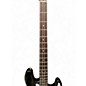 Used Squier Affinity Jazz Bass Black Electric Bass Guitar