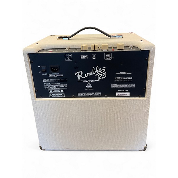 Used Fender Rumble 25 25W 1x10 Bass Combo Amp