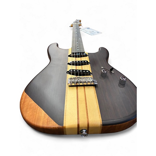 Used Wolf S2 Walnut Solid Body Electric Guitar