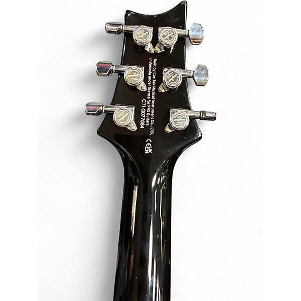 Used PRS SE Custom 24 Amber Burst Solid Body Electric Guitar