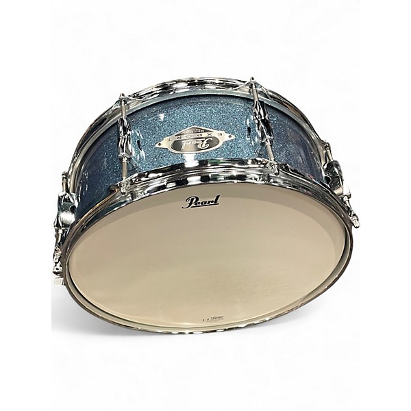 Used Pearl 5 Piece Export Blue Drum Kit
