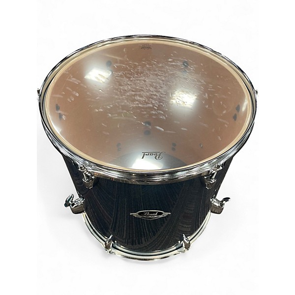 Used Pearl 5 Piece Export Blue Drum Kit