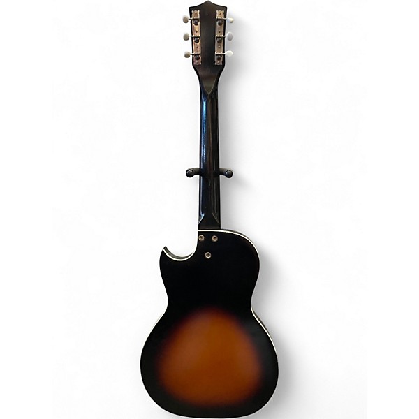 Vintage 1960s Kay VALUE LEADER 2 Tone Sunburst Hollow Body Electric Guitar