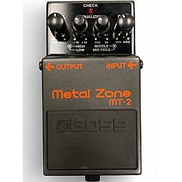 Used BOSS MT2 Metal Zone Distortion Effect Pedal