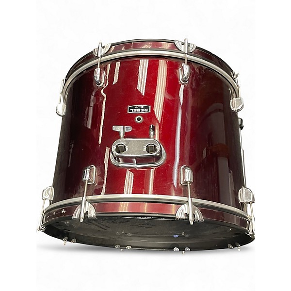 Used Mapex 22in REBEL Maroon Drum