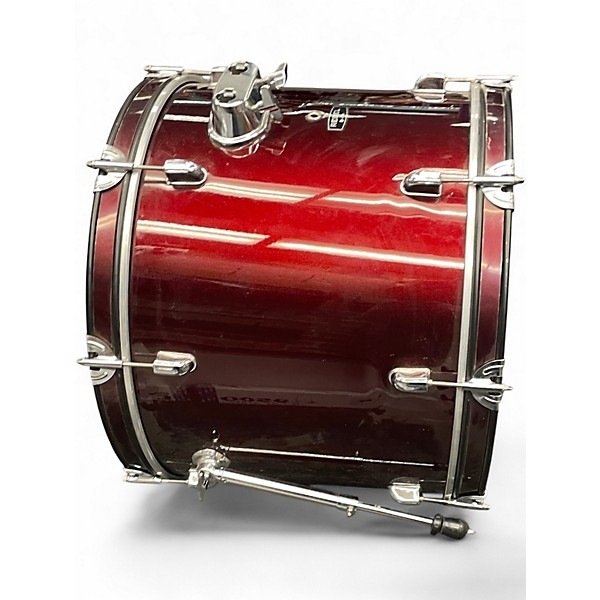 Used Mapex 22in REBEL Maroon Drum