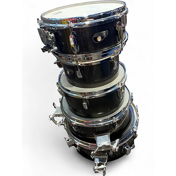 Used TAMA 5 Piece Cocktail-Jam Midnight Gold Sparkle Drum Kit