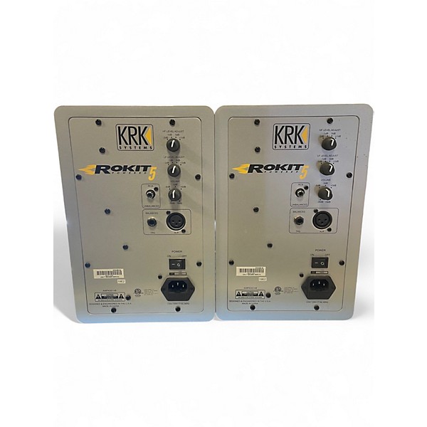Used KRK RP5 ROKIT G4 Pair limited silver Powered Monitor