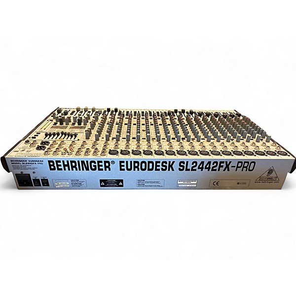 Used Harbinger EURODESK SL2442FX pro Powered Mixer