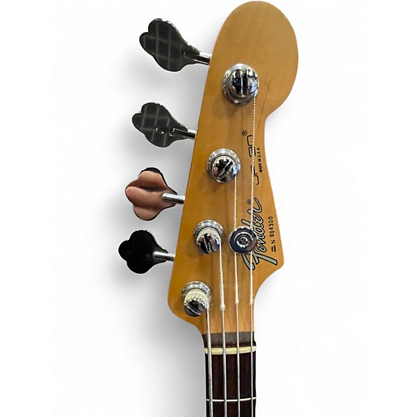 Vintage 1990s Fender JP-90 Black Electric Bass Guitar