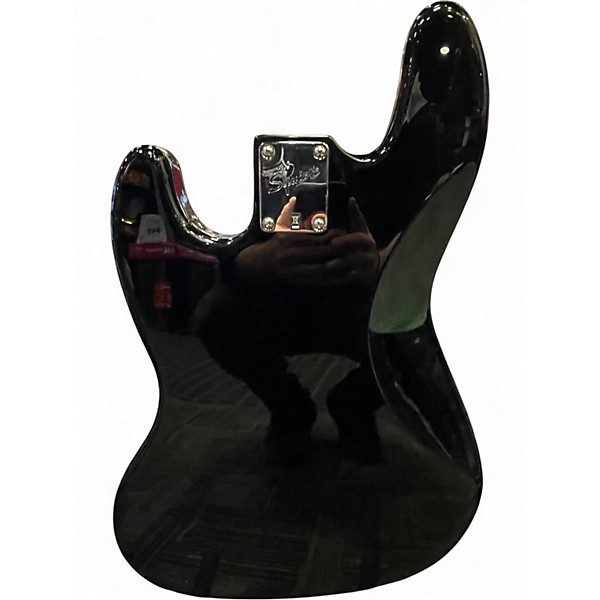 Used Squier Vintage Modified 70S Jazz Bass Black Electric Bass Guitar