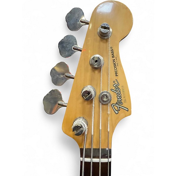 Vintage 1987 Fender Standard Precision Bass 3 Color Sunburst Electric Bass Guitar