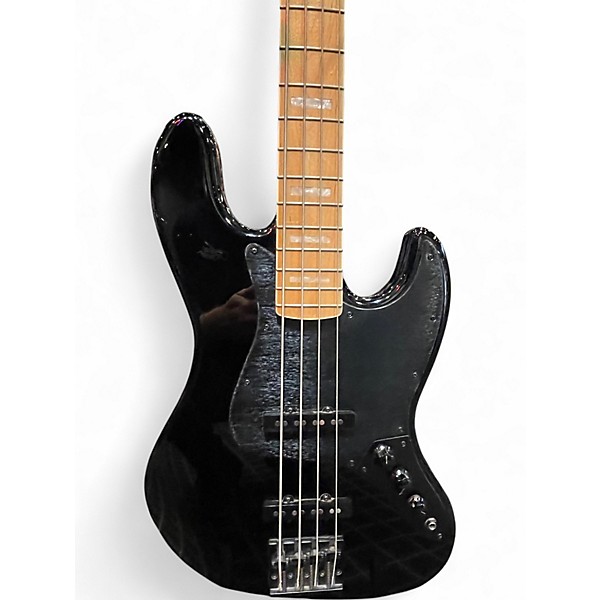 Used Certain Bass Elita  Black Electric Bass Guitar