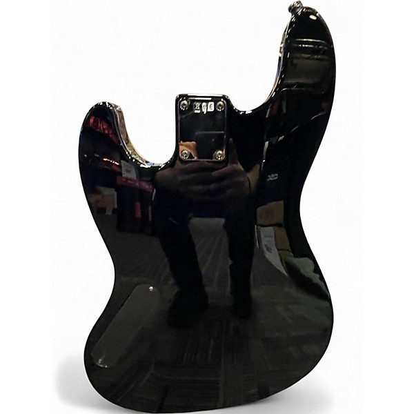 Used Fender Aerodyne Jazz Bass Black Electric Bass Guitar