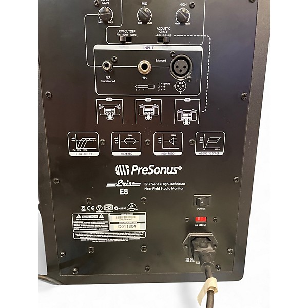 Used PreSonus ERIS E8 PAIR Powered Monitor