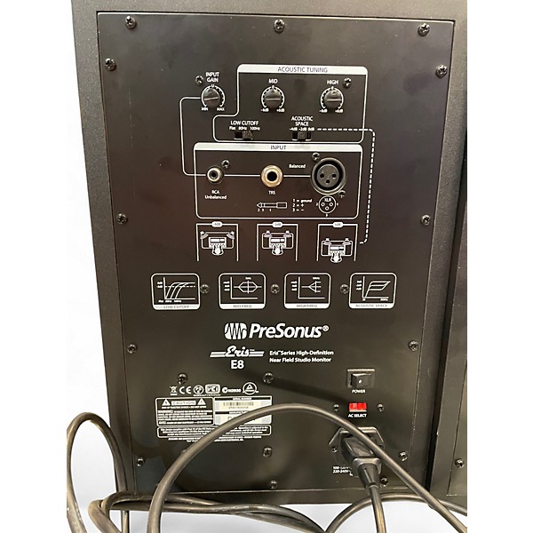 Used PreSonus ERIS E8 PAIR Powered Monitor