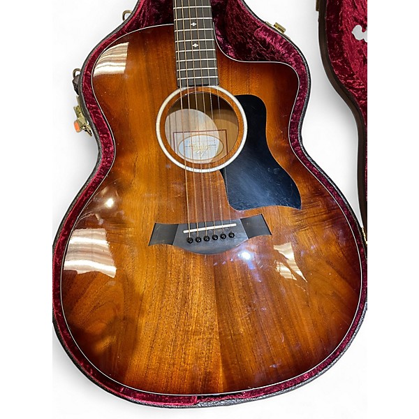 Used Taylor 224CEKDLX Natural Acoustic Electric Guitar