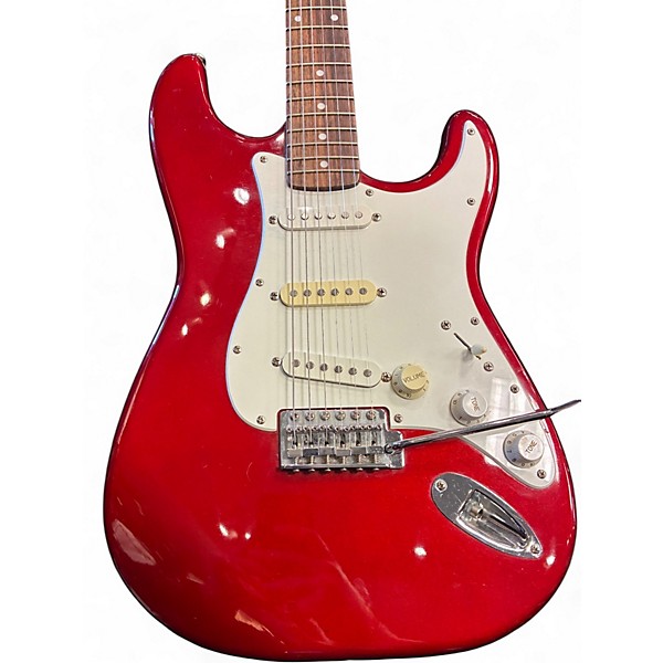 Used Squier Affinity Stratocaster Red Solid Body Electric Guitar