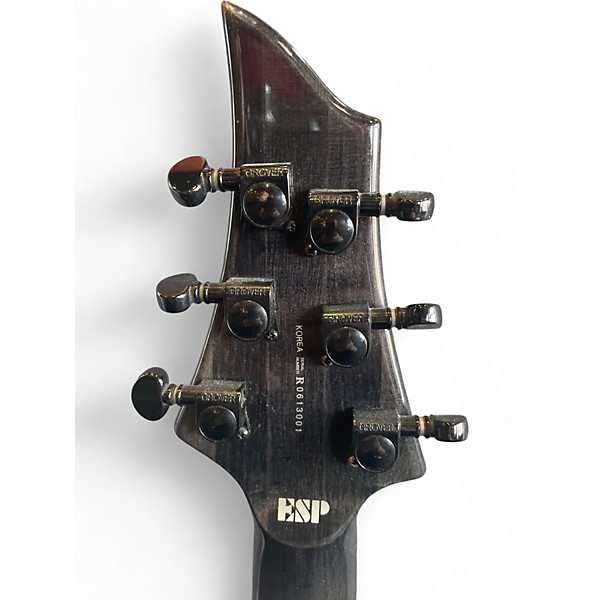 Used ESP LTD F-400 FM Trans Charcoal Solid Body Electric Guitar
