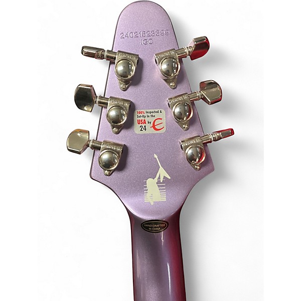 Used Epiphone 79 Kirk Hammett Flying V Purple Solid Body Electric Guitar