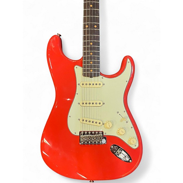 Used Fender American Vintage II 1961 Stratocaster Fiesta Red Solid Body Electric Guitar
