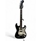 Used Starcaster by Fender Stratocaster black with aluminum pickguard Solid Body Electric Guitar thumbnail