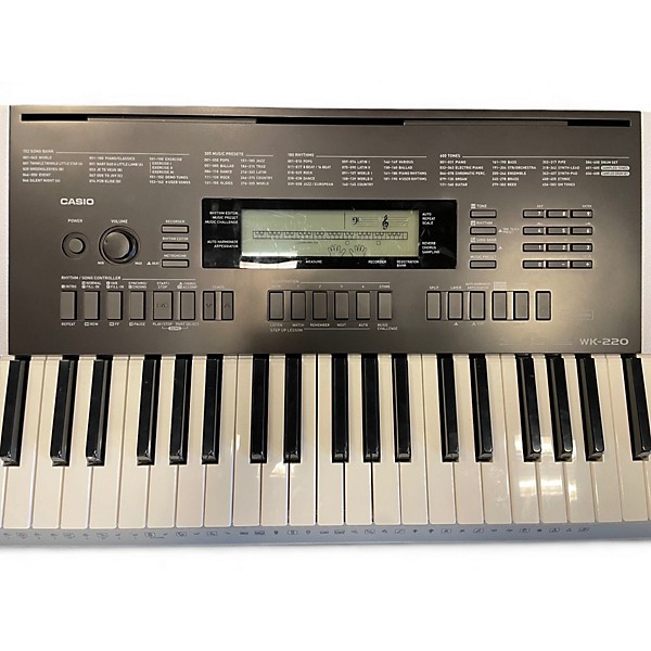 Used Casio WK220 Portable Keyboard