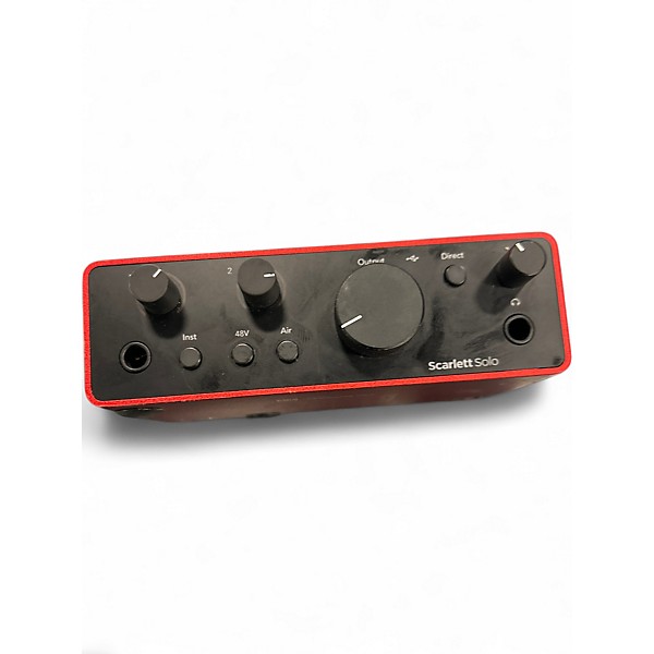 Used Focusrite Scarlett Solo Gen 4 Audio Interface