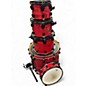 Used PDP by DW 5 Piece LX Series 5 Trans Red Drum Kit thumbnail