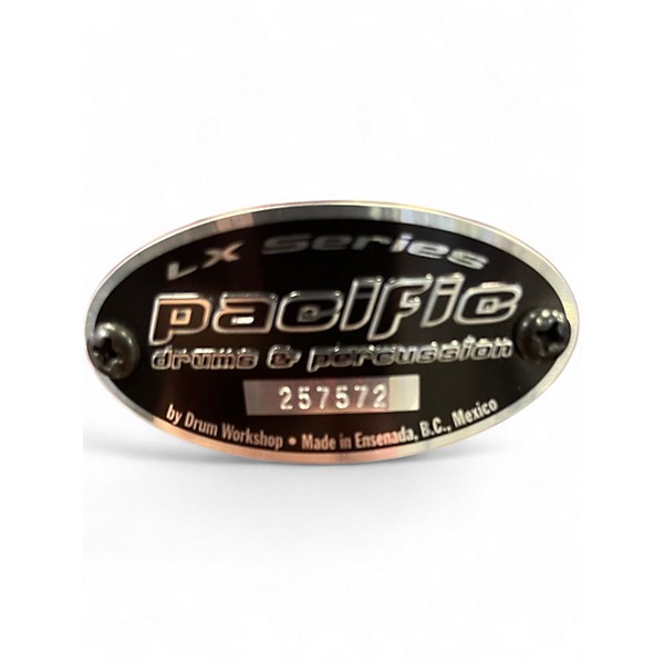 Used PDP by DW 5 Piece LX Series 5 Trans Red Drum Kit