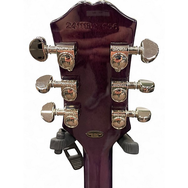 Used Epiphone Les Paul Custom Widow Guitar Center-Exclusive Purple Burst Solid Body Electric Guitar