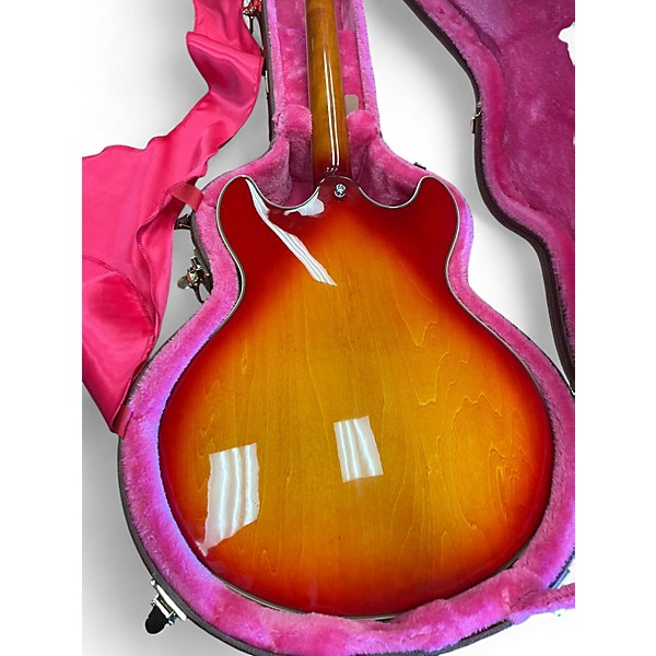 Used Sire H7 2 Tone Sunburst Hollow Body Electric Guitar