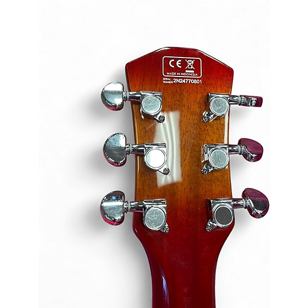 Used Sire H7 2 Tone Sunburst Hollow Body Electric Guitar