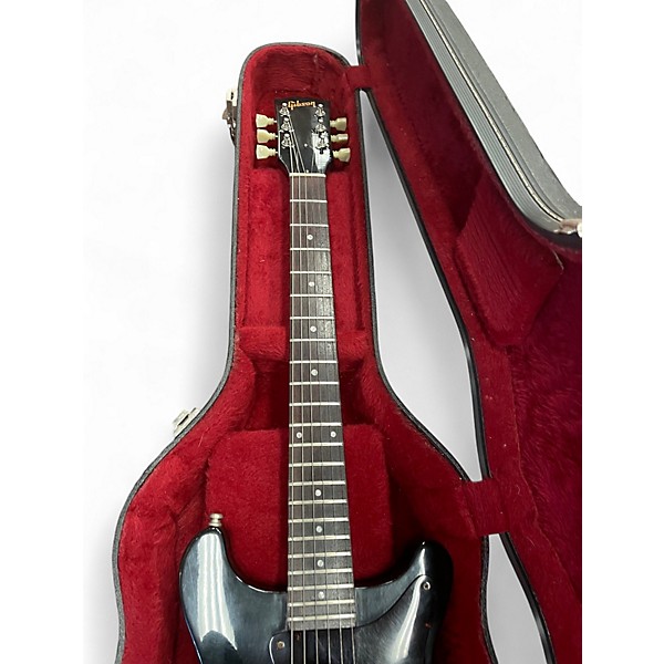 Vintage 1982 Gibson Spirit II Black Solid Body Electric Guitar