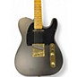 Used Vantom Tele-Style Black and Gold Solid Body Electric Guitar