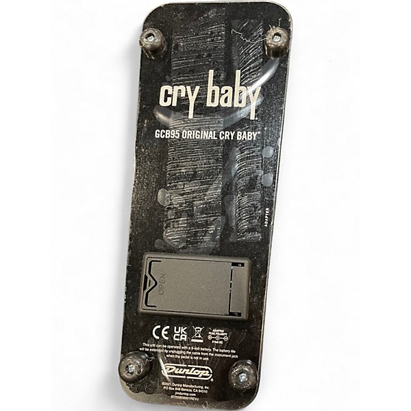 Used Dunlop GCB95 Original Crybaby Wah Effect Pedal