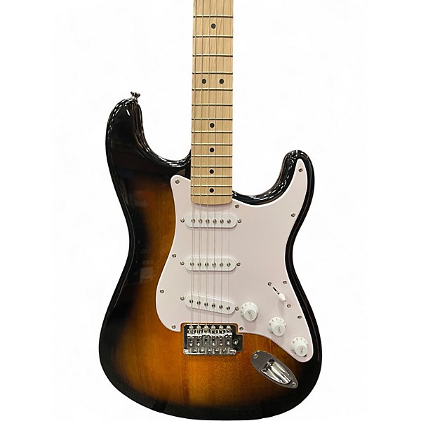 Used Squier Affinity Stratocaster 2 Color Sunburst Solid Body Electric Guitar