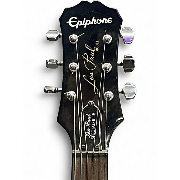 Used Epiphone Les Paul Special II Black Solid Body Electric Guitar