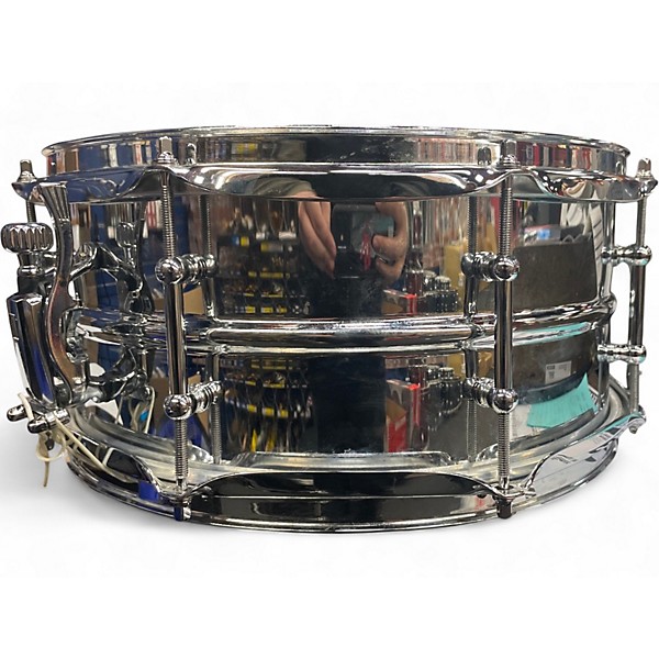 Used Ludwig 13X6.5 Supralite Snare Chrome Drum
