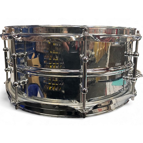 Used Ludwig 13X6.5 Supralite Snare Chrome Drum