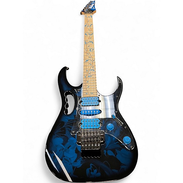 Used Ibanez JEM77P Blue Solid Body Electric Guitar