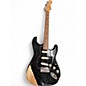 Used Fender Standard Stratocaster Black Solid Body Electric Guitar thumbnail