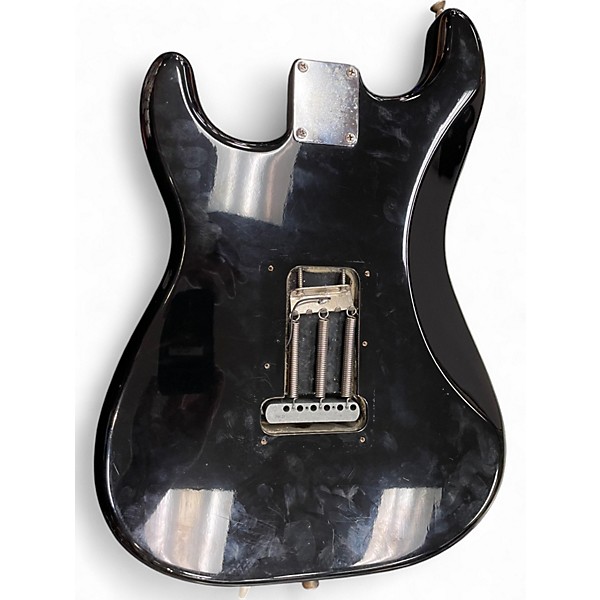 Used Fender Standard Stratocaster Black Solid Body Electric Guitar