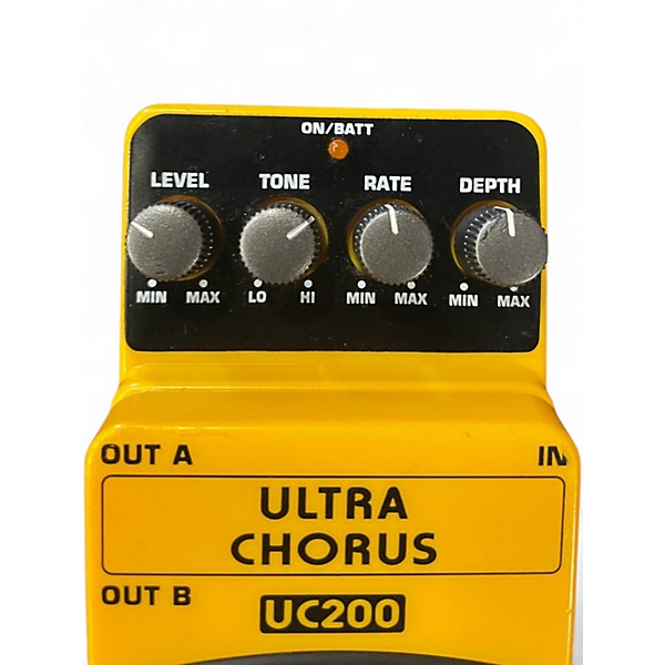 Used Behringer UC200 Stereo Chorus Effect Pedal