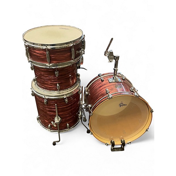 Used Gretsch Drums 4 Piece CATALINA CLUB RED Drum Kit