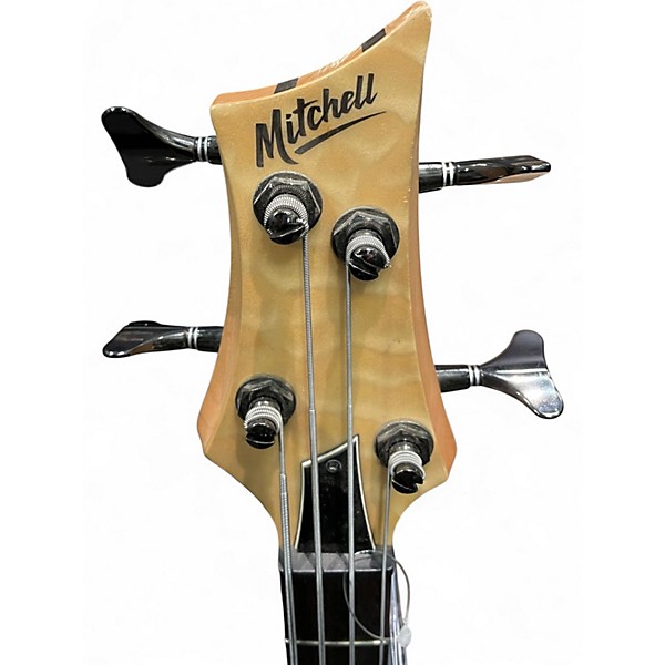 Used Mitchell FB700 Natural Electric Bass Guitar