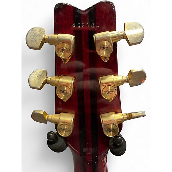 Vintage 1980s Washburn FALCON Cherry Sunburst Solid Body Electric Guitar